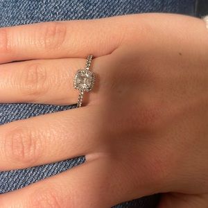 Pandora gold diamond ring